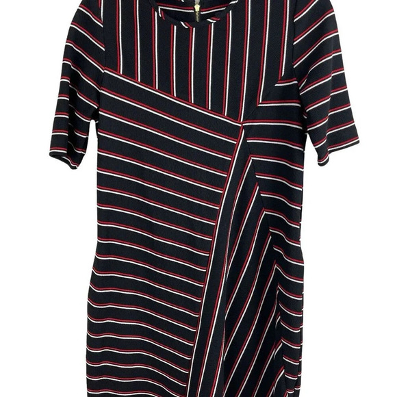 Gabby Skye Women Stripe Short Sleeve Dress Size 6 - Picture 7 of 7